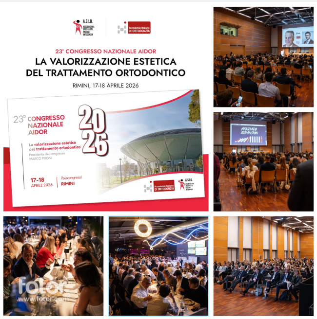 Collage fotografico del 23 Congresso Nazionale AIDOR Rimini 2026